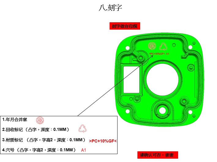 7.模具設(shè)計(jì)開(kāi)模報(bào)告(DFM)刻字內(nèi)容