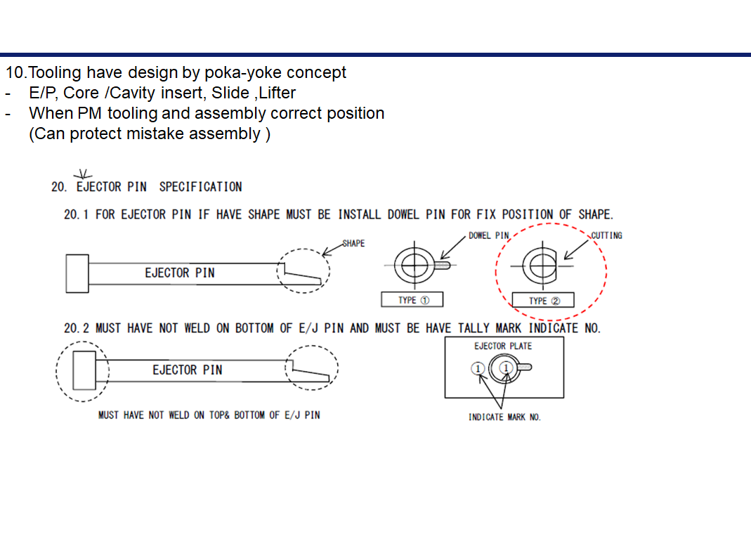 模具頂針定位方式